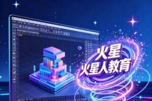 深圳学C4D去哪个培训机构靠谱?火星人教育全链路商业闭环教学,3-5套作品集打磨,转行设计圈首选